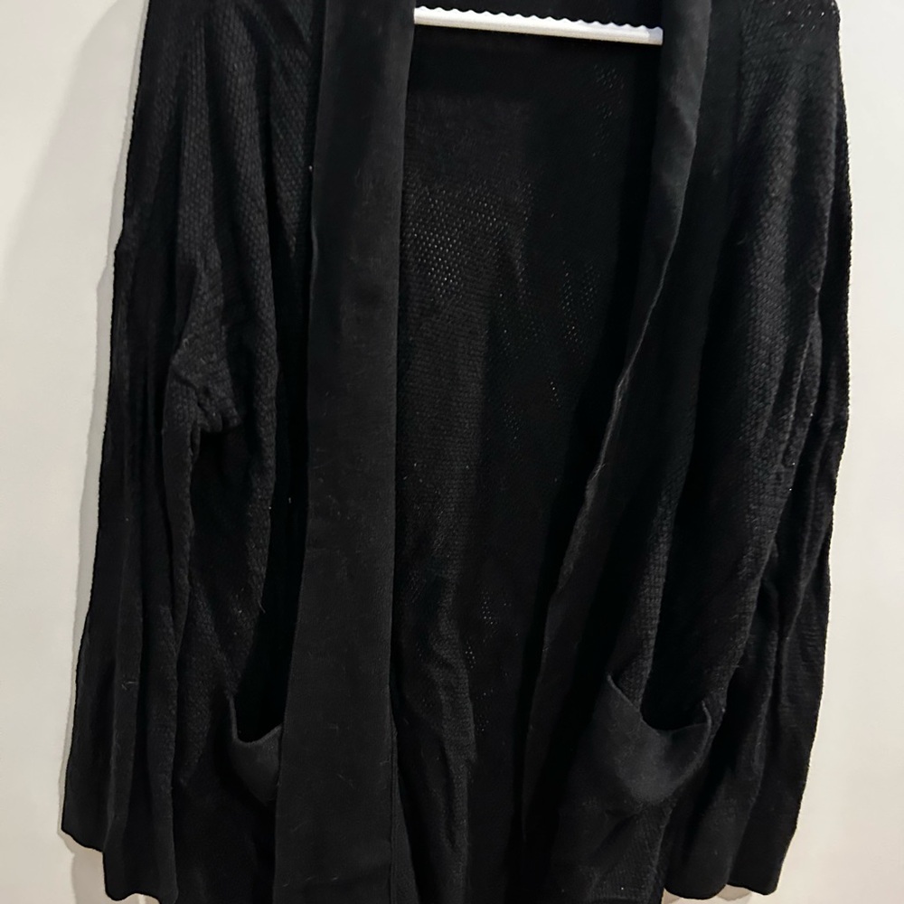 Wilfred Black Cardigan Classic Knit Sweater
